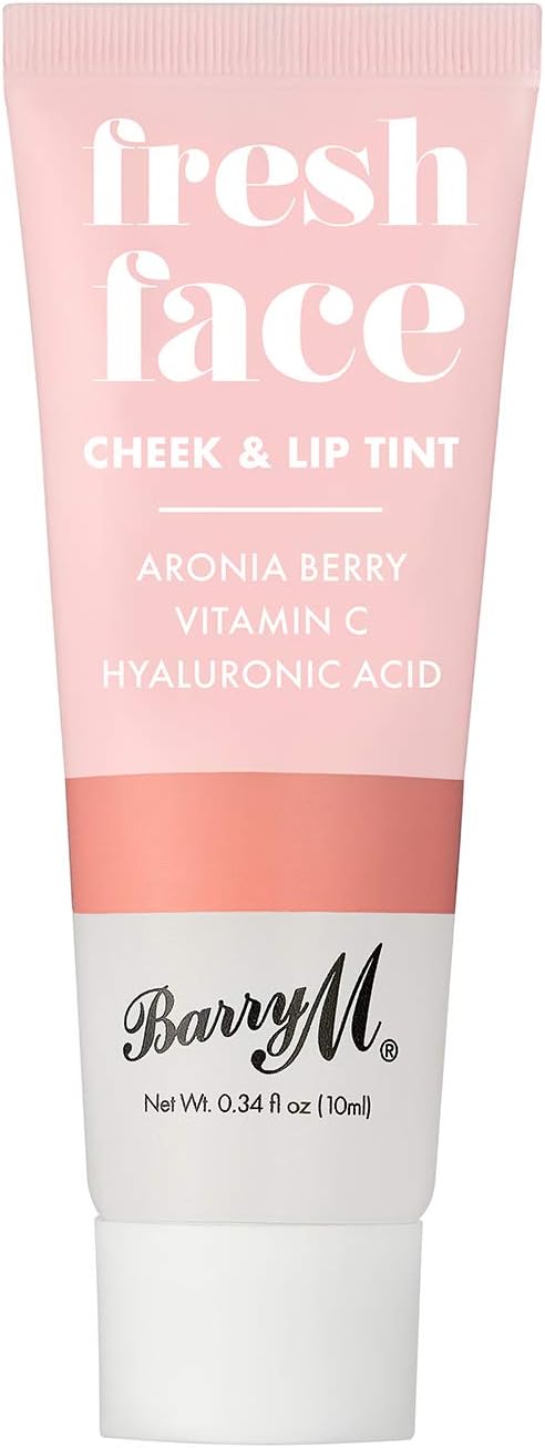 Barry M Cosmetics Fresh Face Cheek And Lip Tint, Radiant Dewy Skin With Blendable Formula, Shade Peach Glow