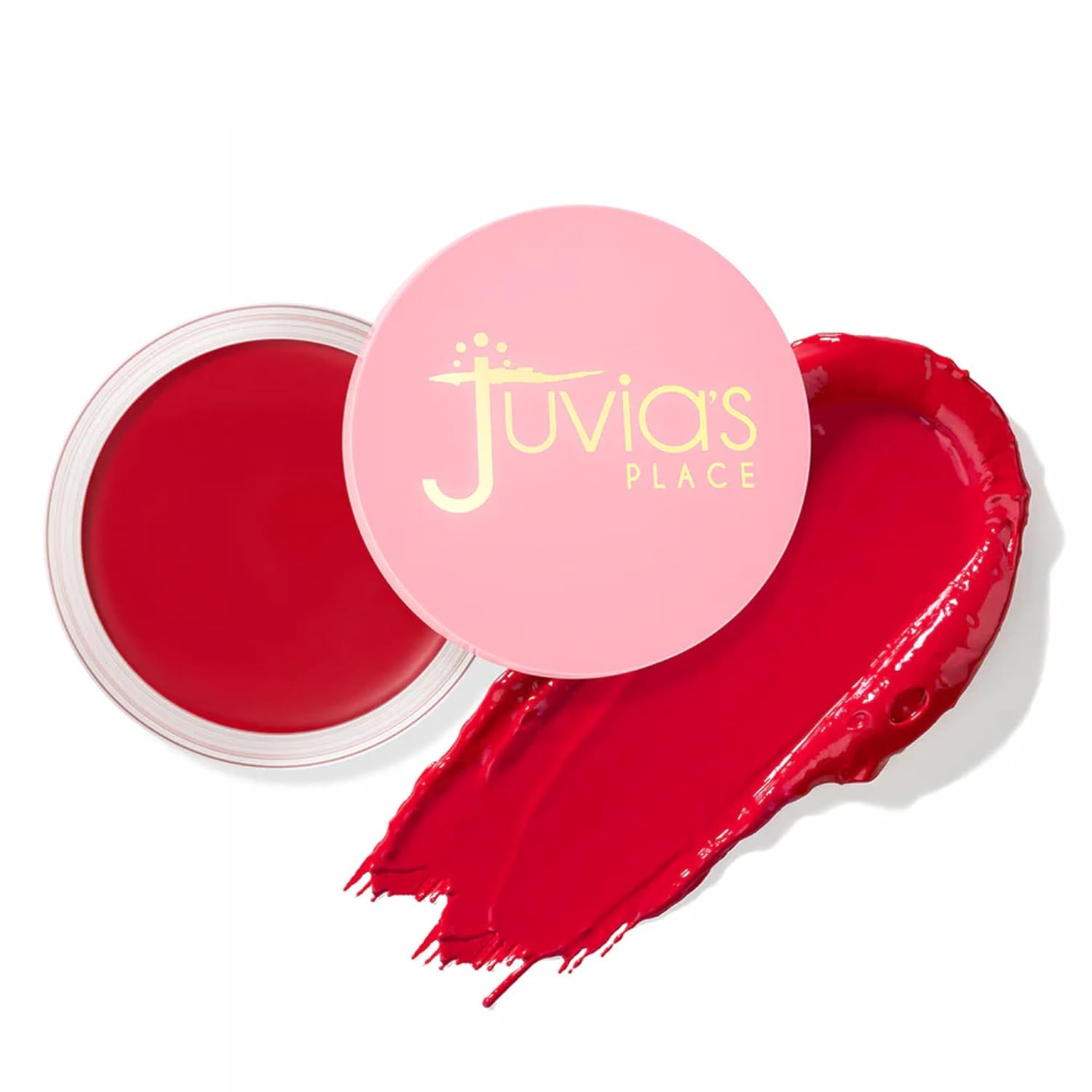 Juvia's Place Blushed Cream Blush – Cheeky Cherry – Multi-Purpose Cream Blush for Cheeks & Lips - 2in1 Formula, Smooth, Blendable Texture for a Soft Dewy Finish - Buildable & Lightweight Face Makeup
