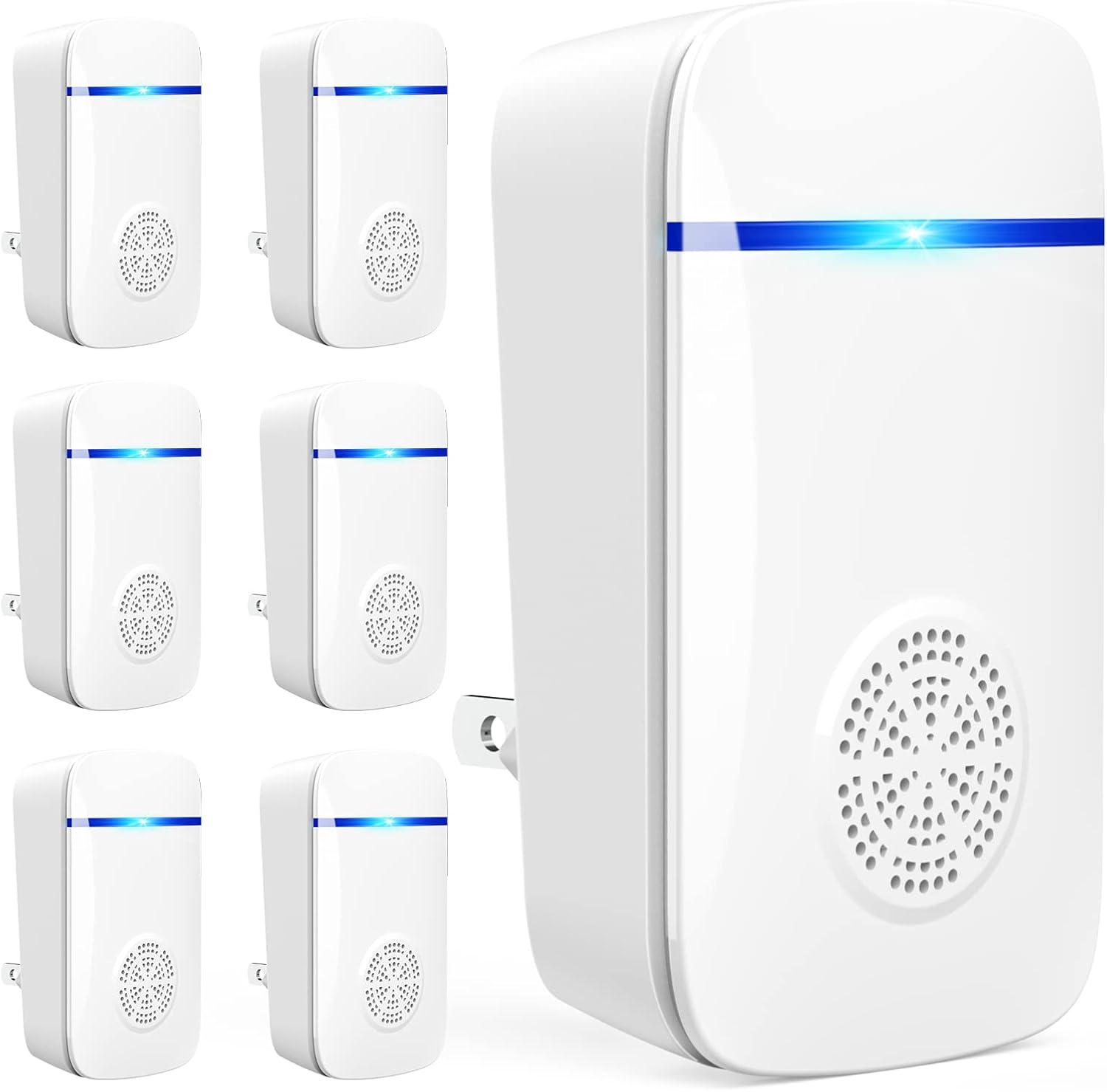 Coldwords Ultrasonic Pest Repeller, 6 Packs Reusable Rat Repellent for Indoors, Powerful Mouse Repellent plug in Pest Control for Spider, Mouse, Mice, Cockroach, Moths, Ants, Bed bug and Other Rodents