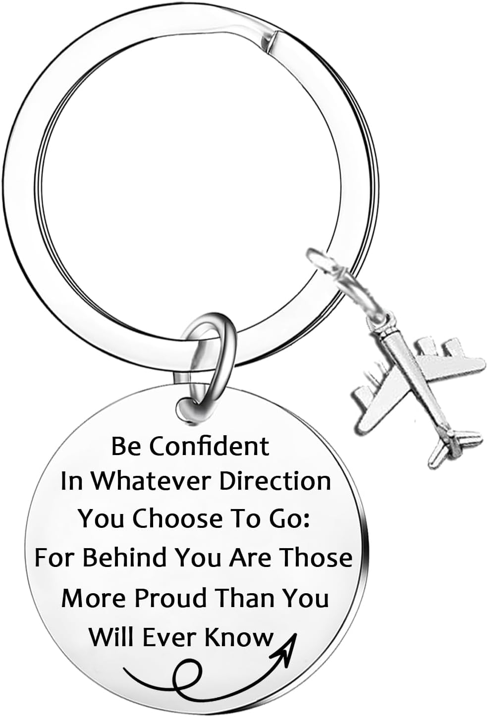 Nfyxcaz Pilot Keychain For Men Women Aviation Gifts Flight Attendant Gifts Pilot Keyring Christmas Birthday Gifts For Pilots New Pilots Graduation Gifts