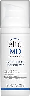 EltaMD AM Restore Face Moisturizer, Light Moisturizer Face Cream, Made with Niacinamide and Hyaluronic Acid, 1.7 oz Pump