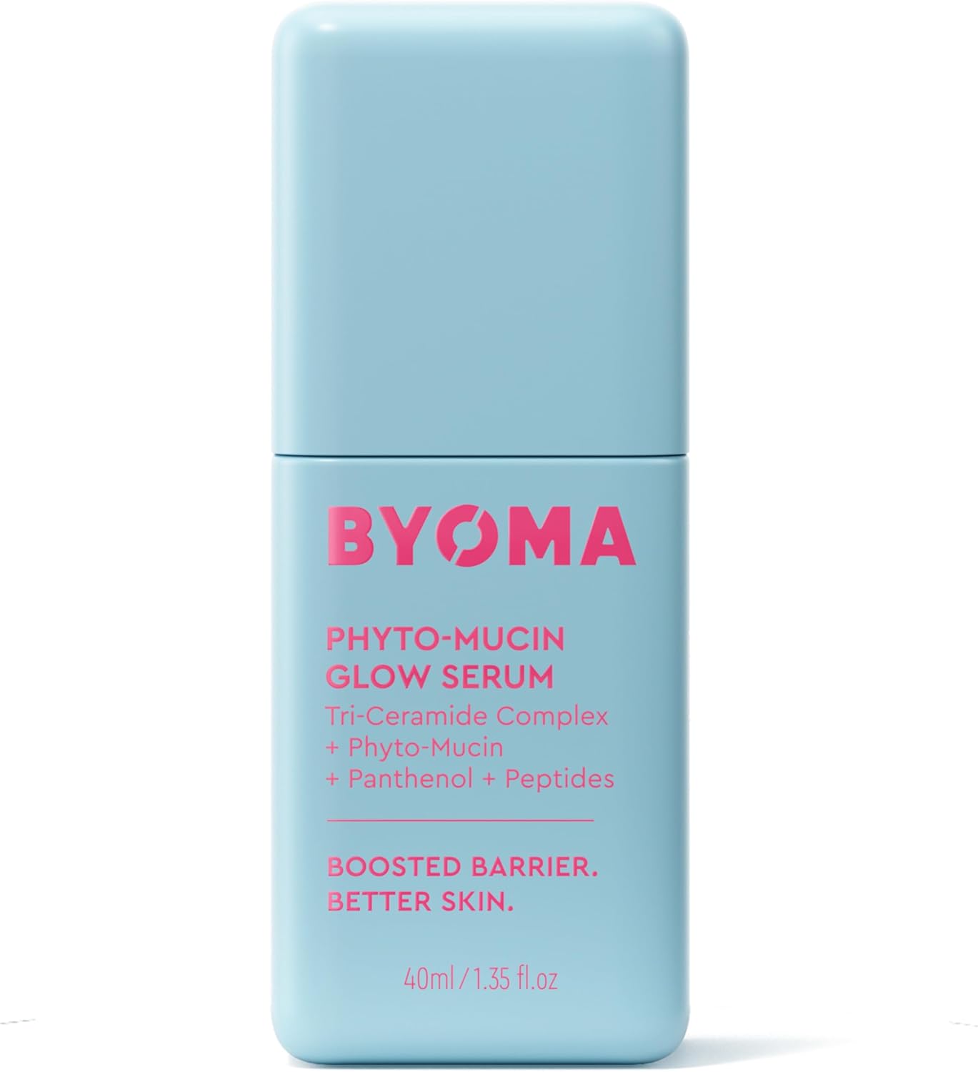 BYOMA Phyto-Mucin Glow Serum (40ml) Hydrating Mucin Face Serum - Plumps, Primes and Nourishes with Barrier Boosting Formula for a Smooth, Radiant Skin