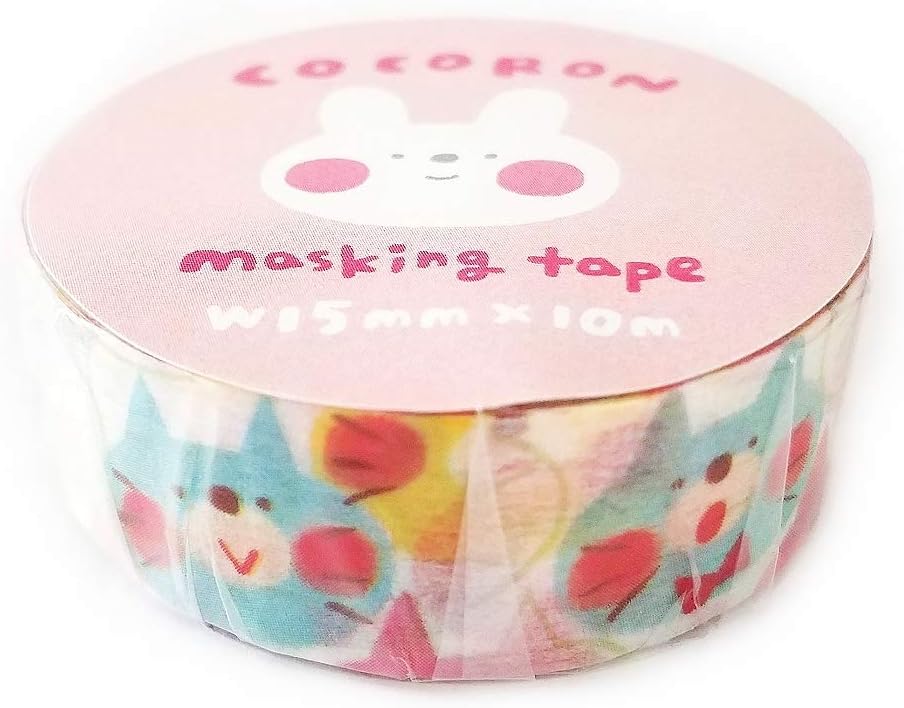 Japanese Washi Masking Paper Tape/Hirono Kaneko/Cony/Cats/Magic/Hide and Seek (Cats)