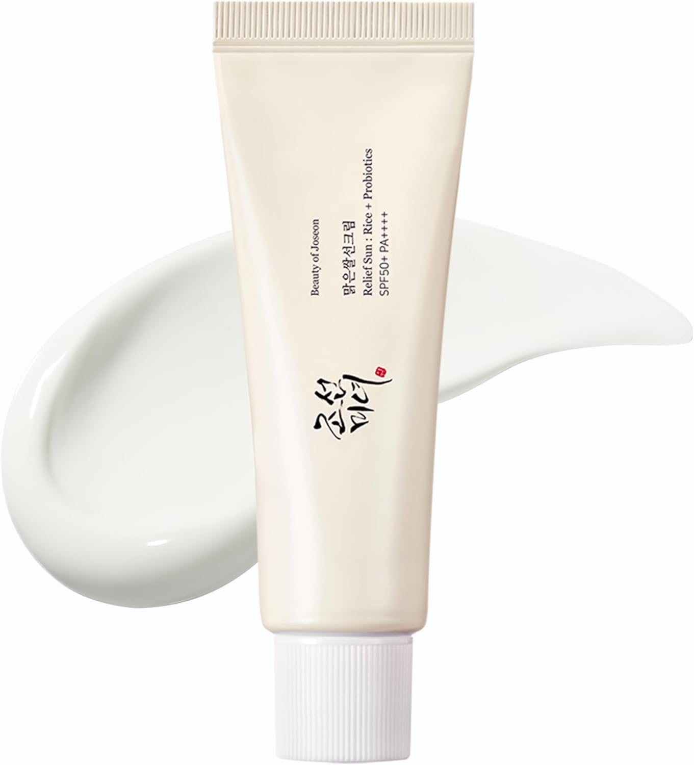 Beauty of Joseon Relief Sun Rice SPF | Daily Korean Skincare and Hydrating Korean Sunscreen, Lightweight, Non-Sticky, and Less White Cast 50 ml, 1.69 fl. oz.