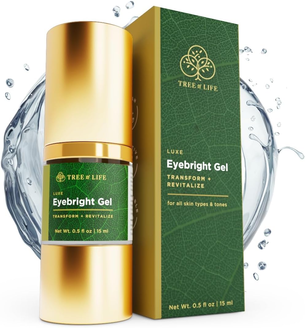 Flawless. Younger. Perfect. Anti Aging Eye Gel for Dark Circles and Puffiness (0.5 Ounce)