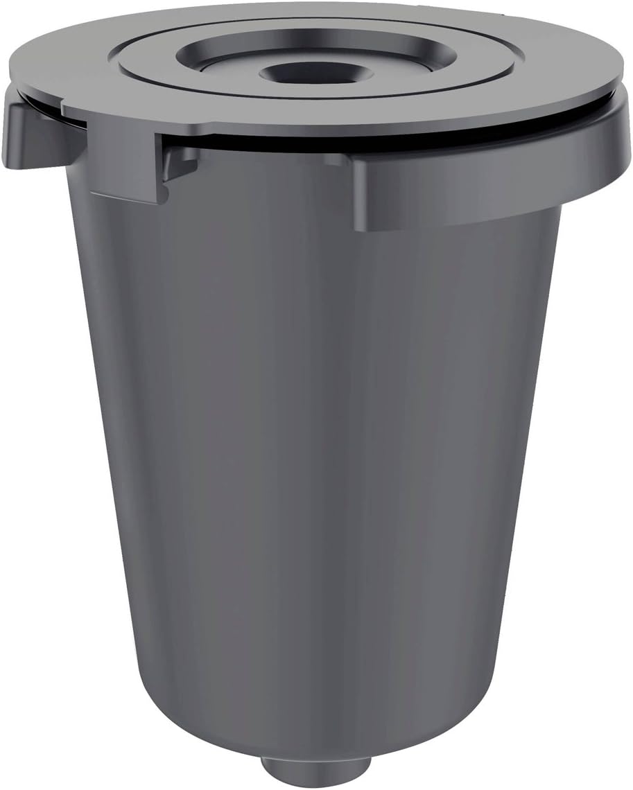 Cuisinart SS-RFC HomeBarista Reusable Filter Cup – Brew Coffee or Tea and Drop Wasteful Plastic from Single-Serve Pods with Sustainable Coffee Accessories, Gray