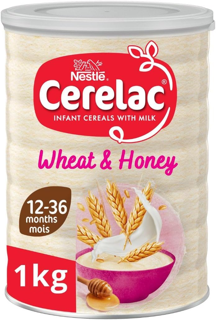 Cerelac Honey & Wheat Toddler Cereal with Milk | from 12 months+ | Toddler Cereal 1kg