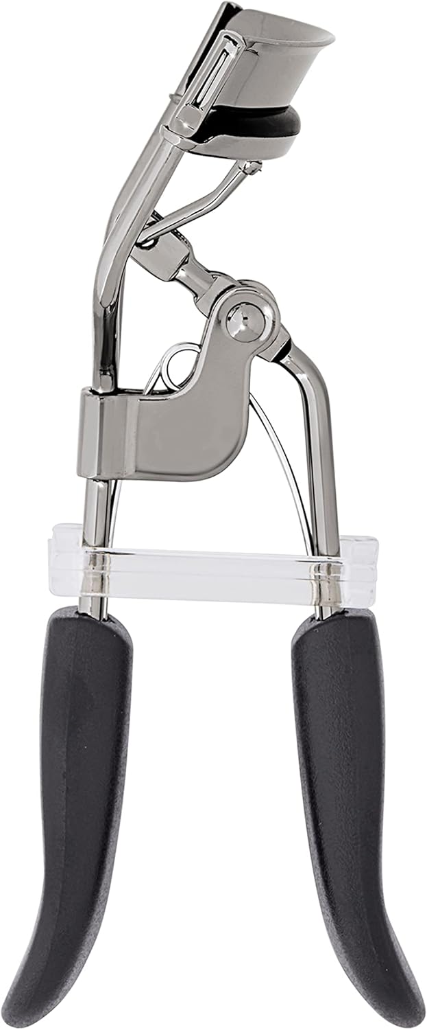 e.l.f. Pro Eyelash Curler Strong, Contoured, Lifting Creates Long Lasting, Eye-Opening, Voluminous Lashes Includes Additional Rubber Replacement Pad Gunmetal,84067