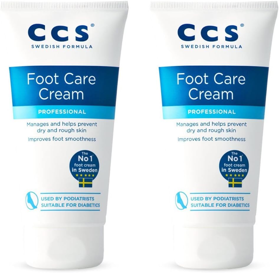 FMHOME CCS Foot Care Cream 175 ML (2 Pack)- Intensive Moisturizing for Dry, Cracked Feet,Moisturise and Soften Hard, Rough Skin.