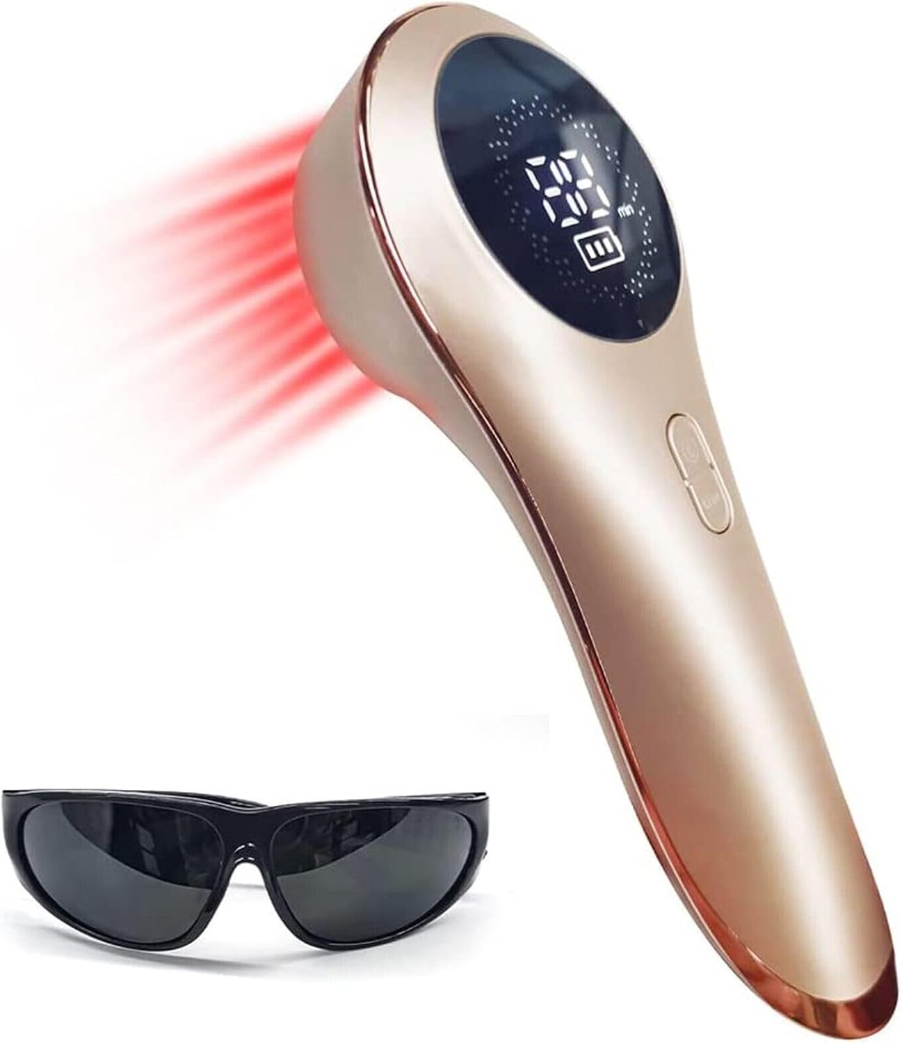 Innovative Red LED Light Device for Joint, Muscle,Knee, Elbow Pain Relief, Home Use Therapy, 5 x 808 nm +11 x 650 nm