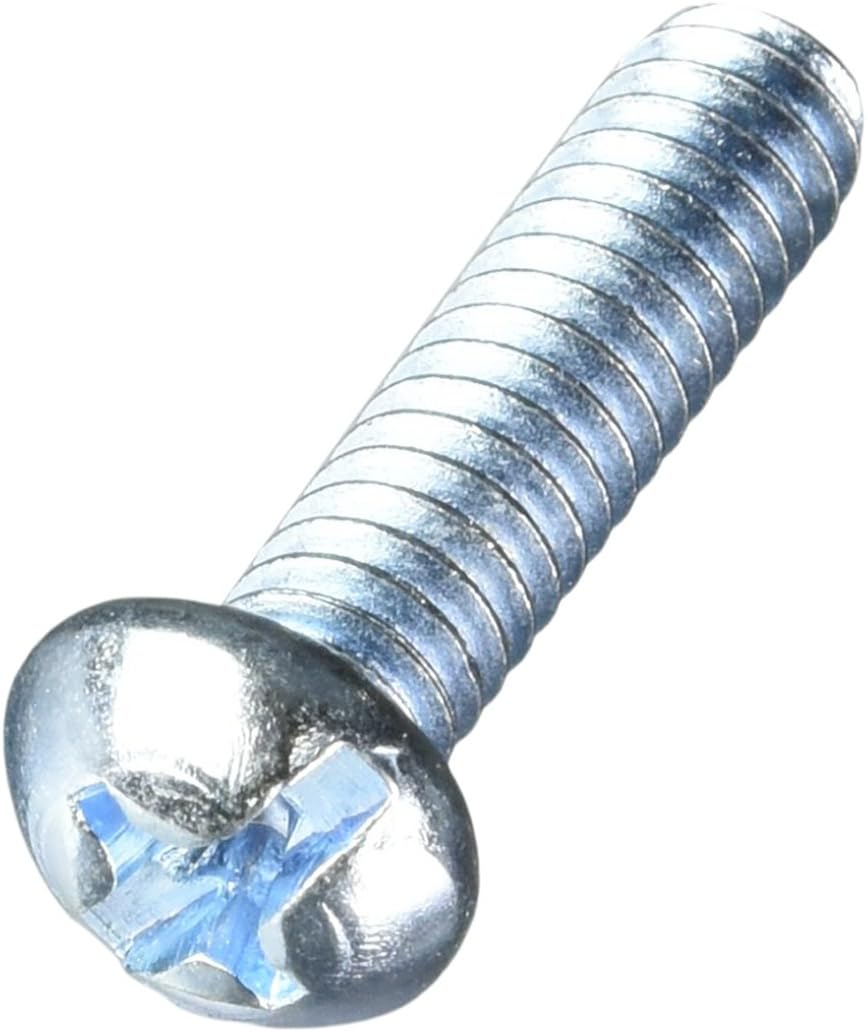 RCMS0250100CZ 818415 Combination Round Machine Screws 1/4-20 Tpi X 1", 100 Per Pack