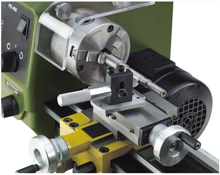 Proxxon 24062 Rotary Device, for use with FD 150/E, PD 250/E, PD 400 and Older lathes, Base Plate 67 mm x 50 mm x 55 mm, Pointed Lathe Steel: 8 mm x 8 mm x 80 mm.