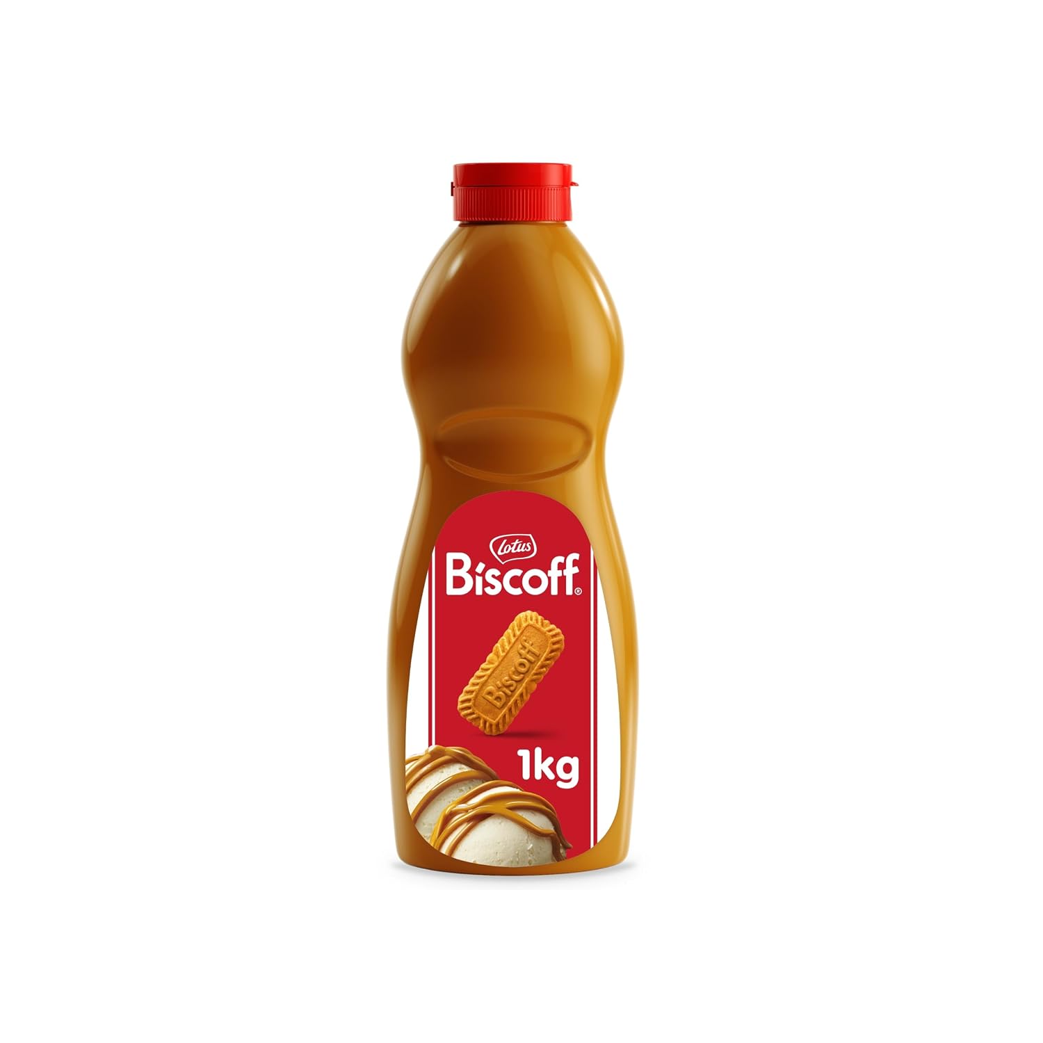 Lotus Biscoff - Spread Topping - Product of Europe (EXP. DATE = DD-MM-YY) - Vegan - Biscoff Cookie Butter Syrup - 2.2lb (Pack of 1) - Non GMO