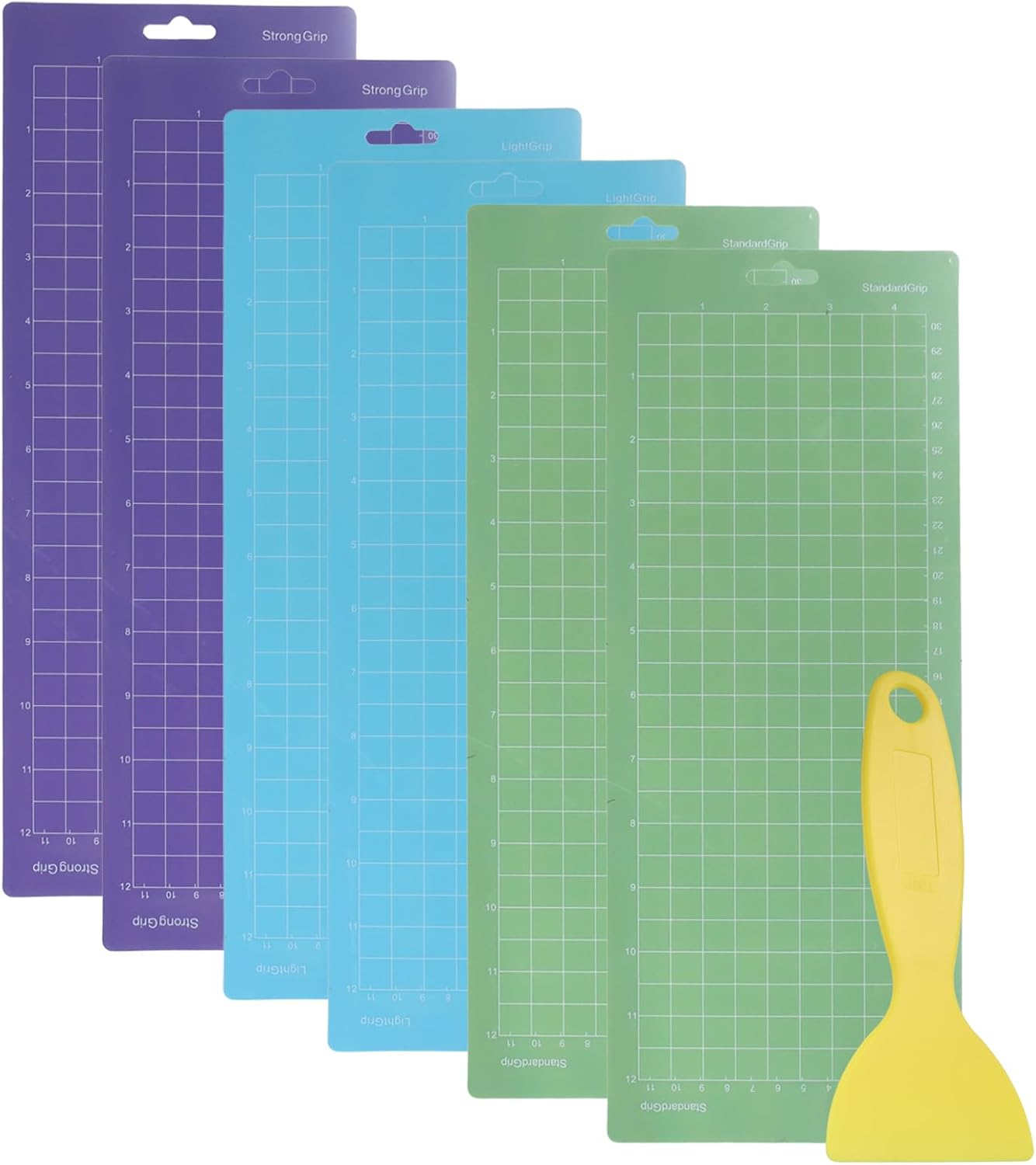 Cutting Mat, 6 Pack (4.5x12 Inch) Strong & Standard & Light Replacement Adhesive Cut Mats Compatible with Cricut Maker 3/Maker/Explore 3/Air 2/Air/One