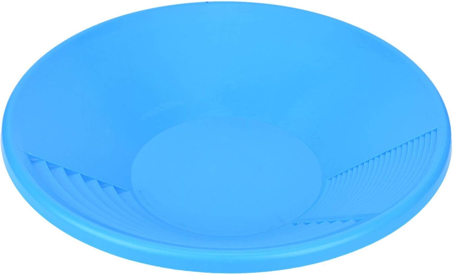 Plastic Manual Gold panning with Dual Riffles Mining Gold Pan, 15 x 3.2 inch Gold Washing Tool, Gold Hunters Dredging