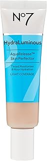 No7 HydraLuminous Skin Tint Perfector - Aqua Release Tinted Moisturizer with a Hydrating, Lightweight Formula - Sheer to Light Coverage Face Makeup - Fair (1 Fl Oz)