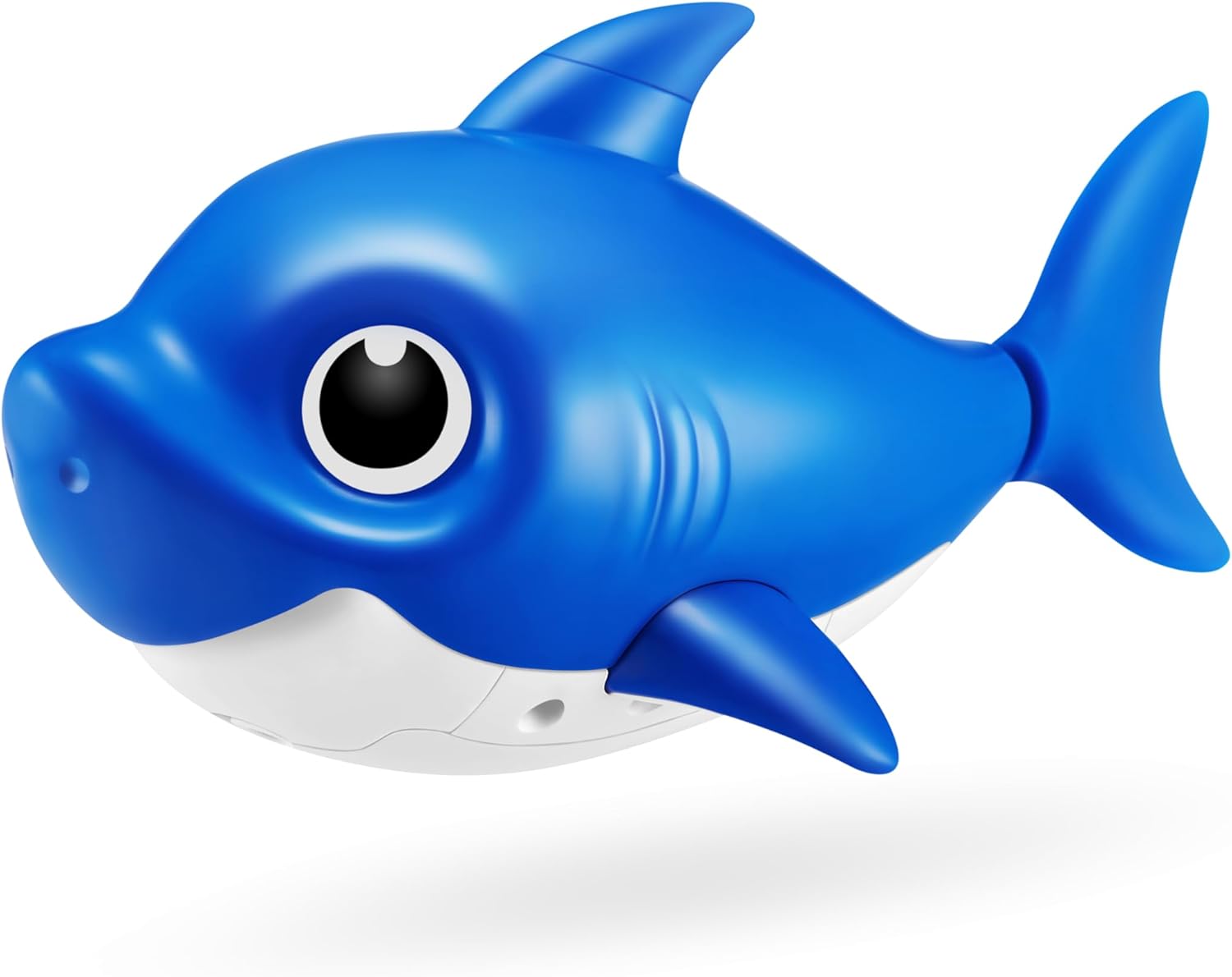 Robo Alive Junior Baby Shark Water-Activated Sing and Swim Bath Toy for Preschoolers by ZURU (Blue, Daddy Shark)