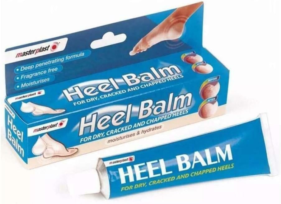 Heel Balm Soothing & Healing Cream for Dry Cracked Chapped Heals Moisture Burns Pain Swollen