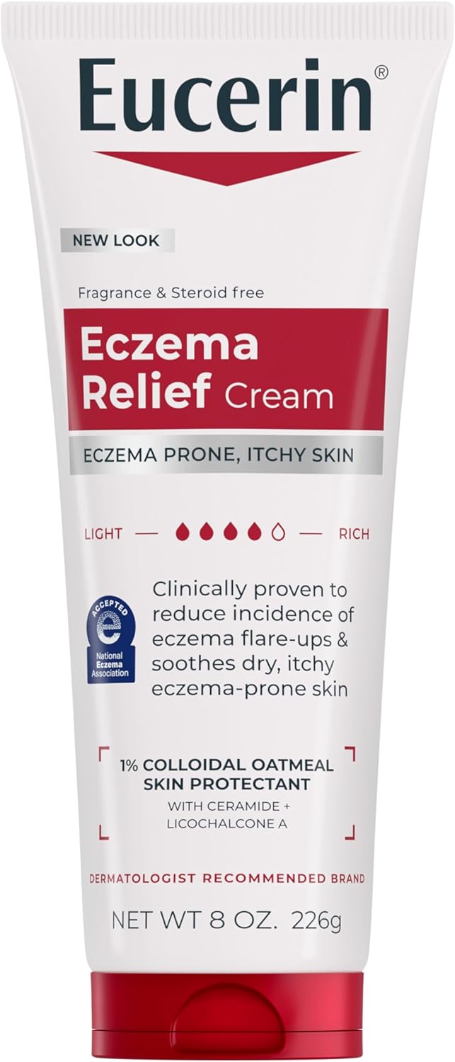 Eucerin Body Creme, Eczema Relief, 8 Ounce