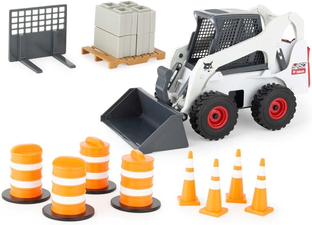 1/16 BF Bobcat S450 Skid Steer Set with Accessories 47259