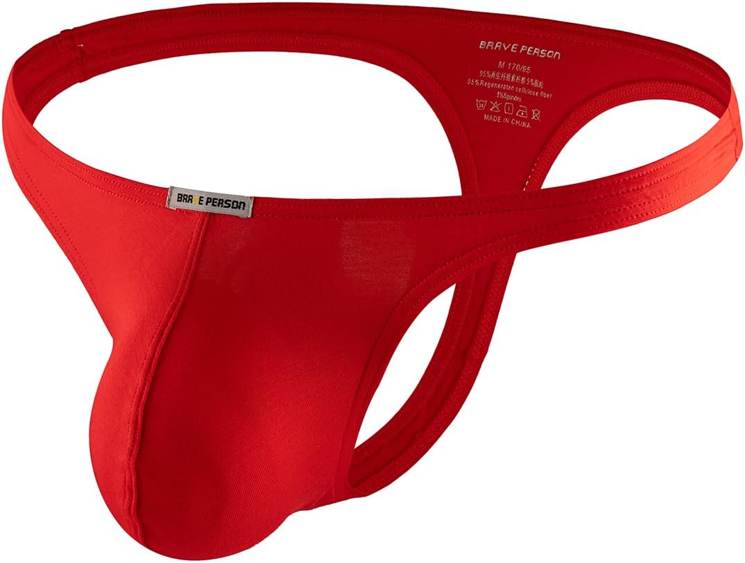 MuscleMate Men's Thong G-String Underwear, Men's Hot Thong G-String Brief Underwear, Stretch and All-day Comfort.