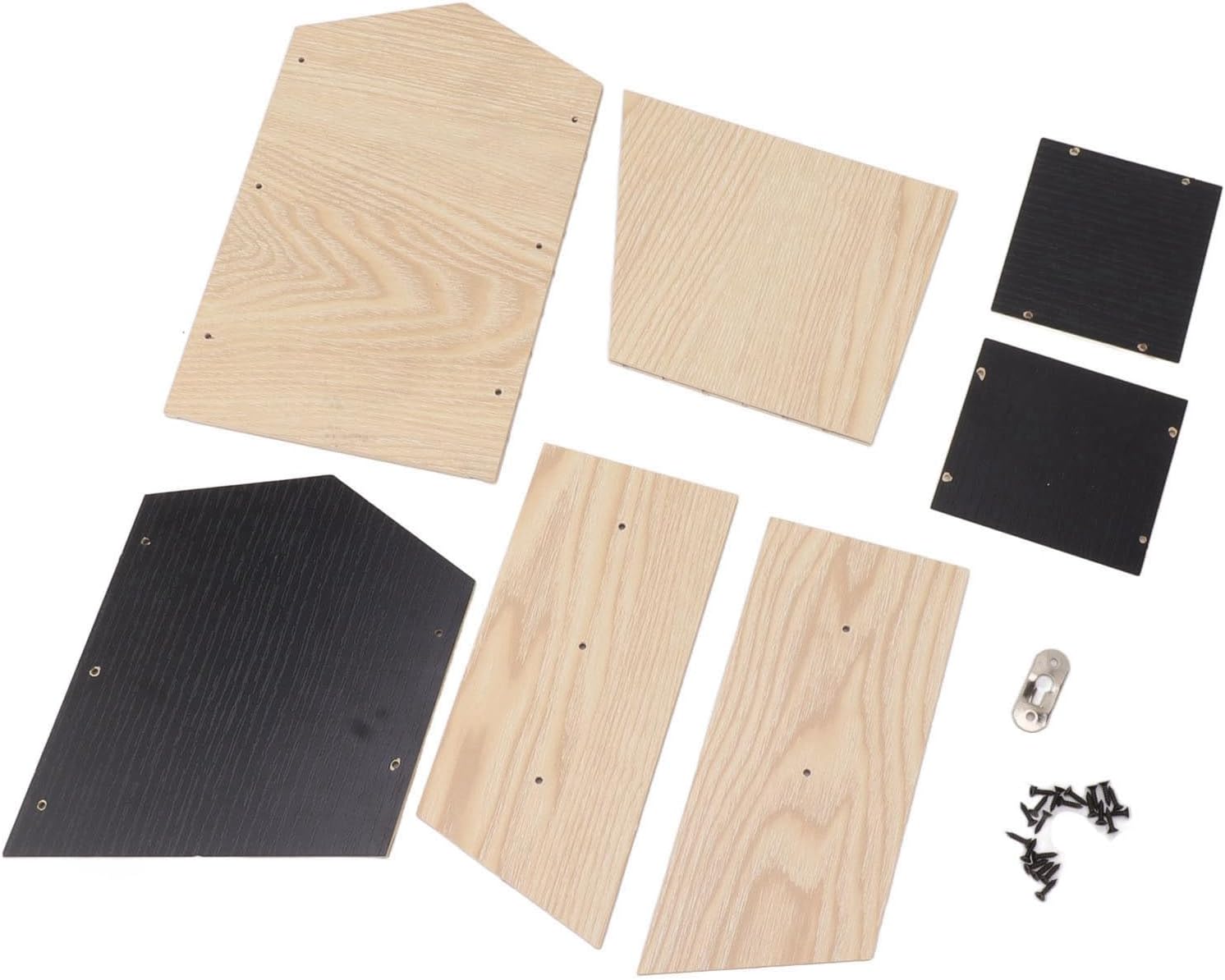 Bat House for Outdoor Big Bat Box, Bat House Kit Double Chamber Wood Bat House for Outside Weatherproof Wooden Bat Shelter Easy to Land and Roost