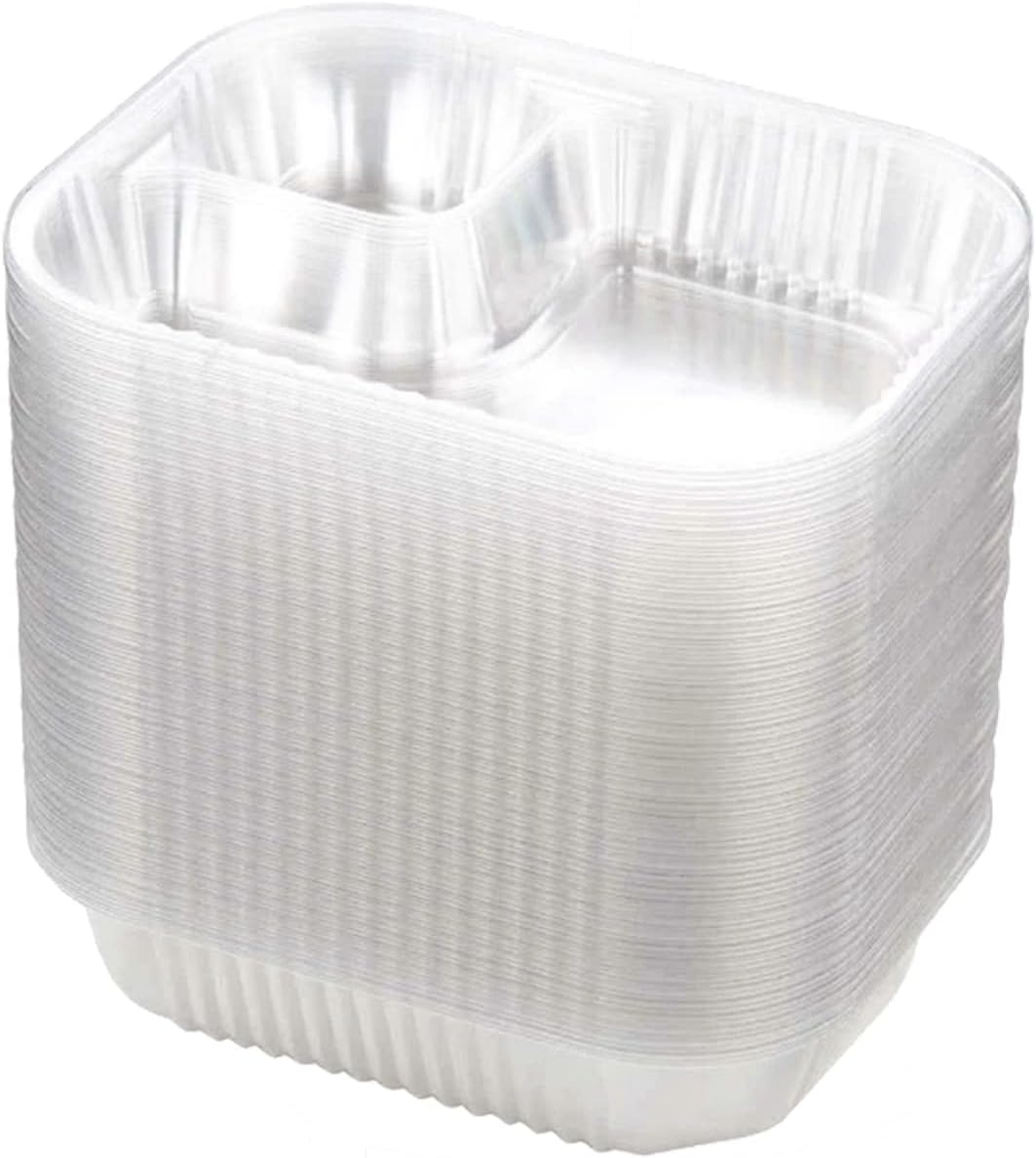 100pcs/Pk Disposable Nacho Trays Plastic Nacho Serving Container for Chips and Cheese Dipz,6''X8'',22 Oz (22oz(8"x6")-100pcs/pk)