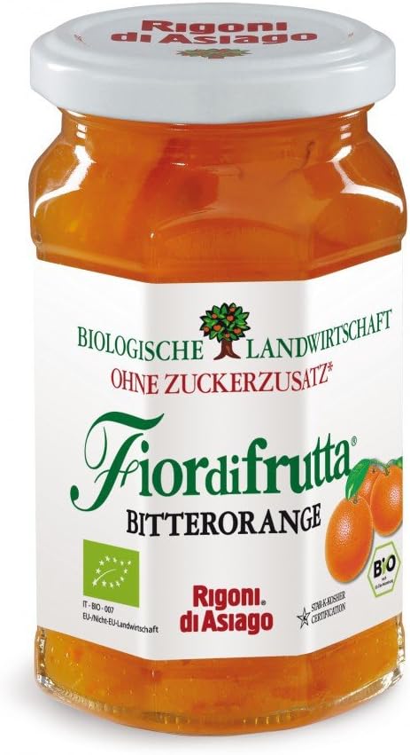 Rigoni di Asiago Fiordifrutta 260 g Organic Spread, Amber Orange