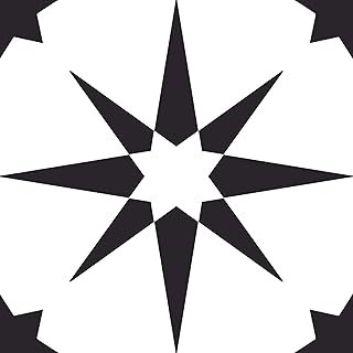 FloorPops FP2948 Altair Peel & Stick Floor Tiles, Black