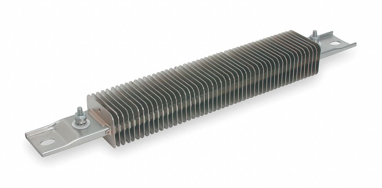 TEMPCO Finned Strip Heater, Each End, 1200°F, 120VAC, Watts 900, Overall Length 12"