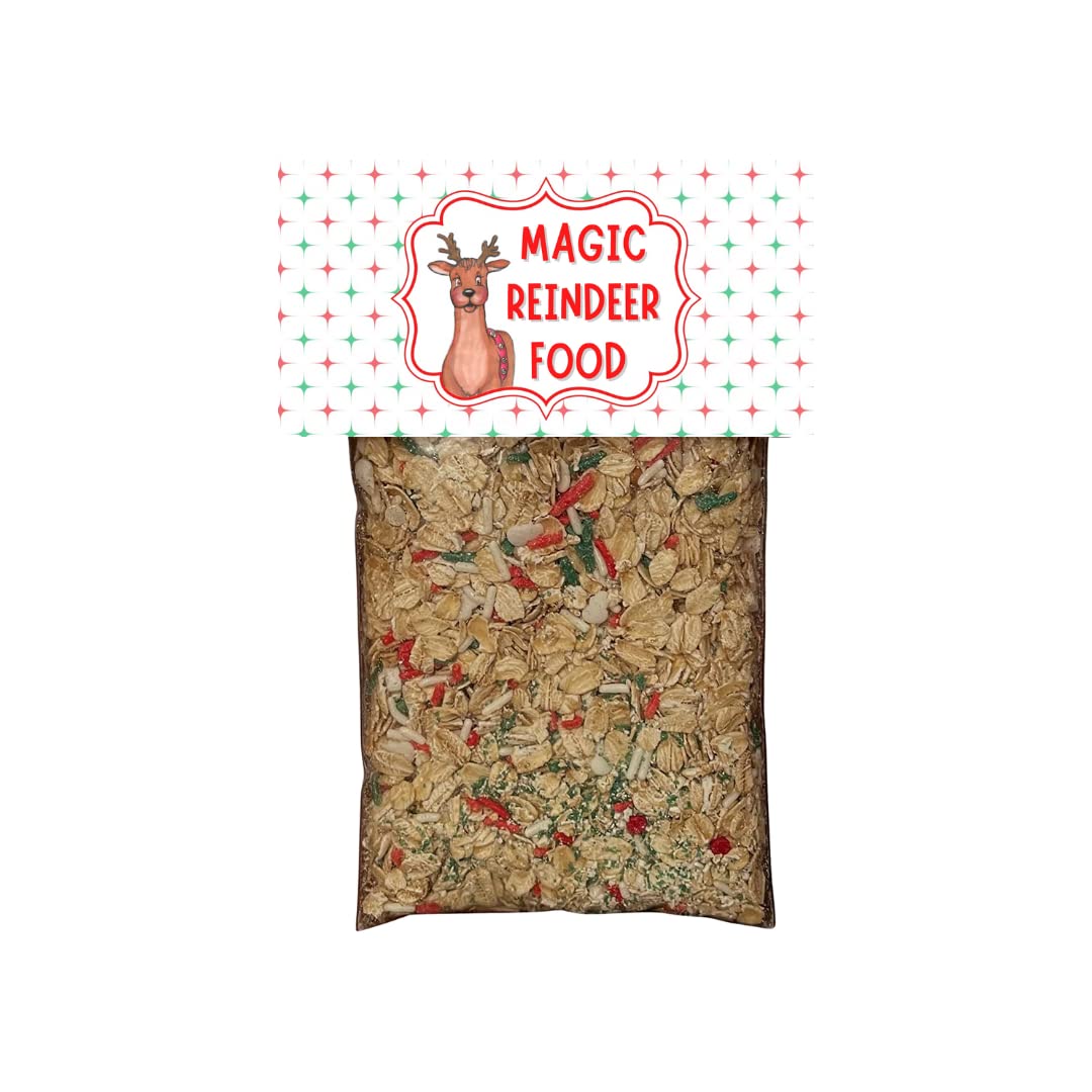 Magic Reindeer Food for Christmas Eve Family Tradition Help Santa and Rudolph Find Your Home