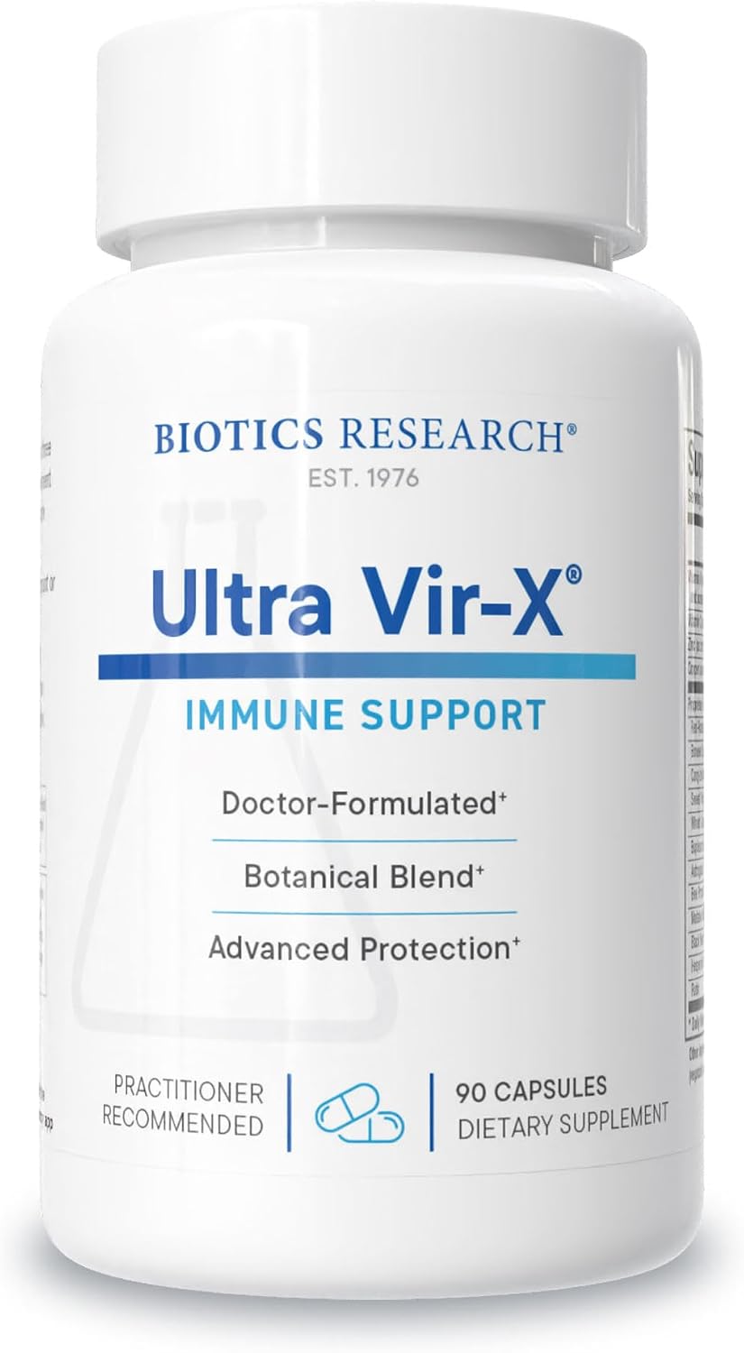 BIOTICS RESEARCH UltraVir-X Immune Support Vitamin C Zinc Astragalus 90cap