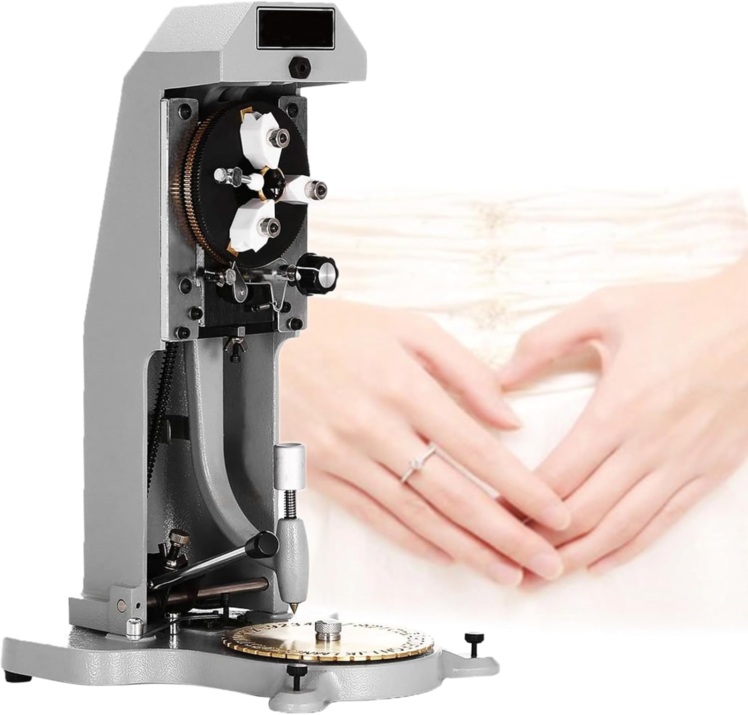 CAULO Ring Engraver for Rings Inner Engraving Inside Ring Engraving Machine Standard Letter Block Stamper Jewelry Ring