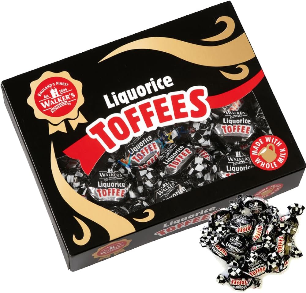 Wallkers Liquorice Toffee Giftbox 350g