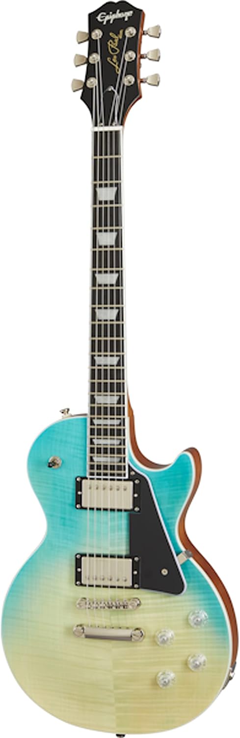 Epiphone Les Paul Modern Figured, Caribbean Blue Fade