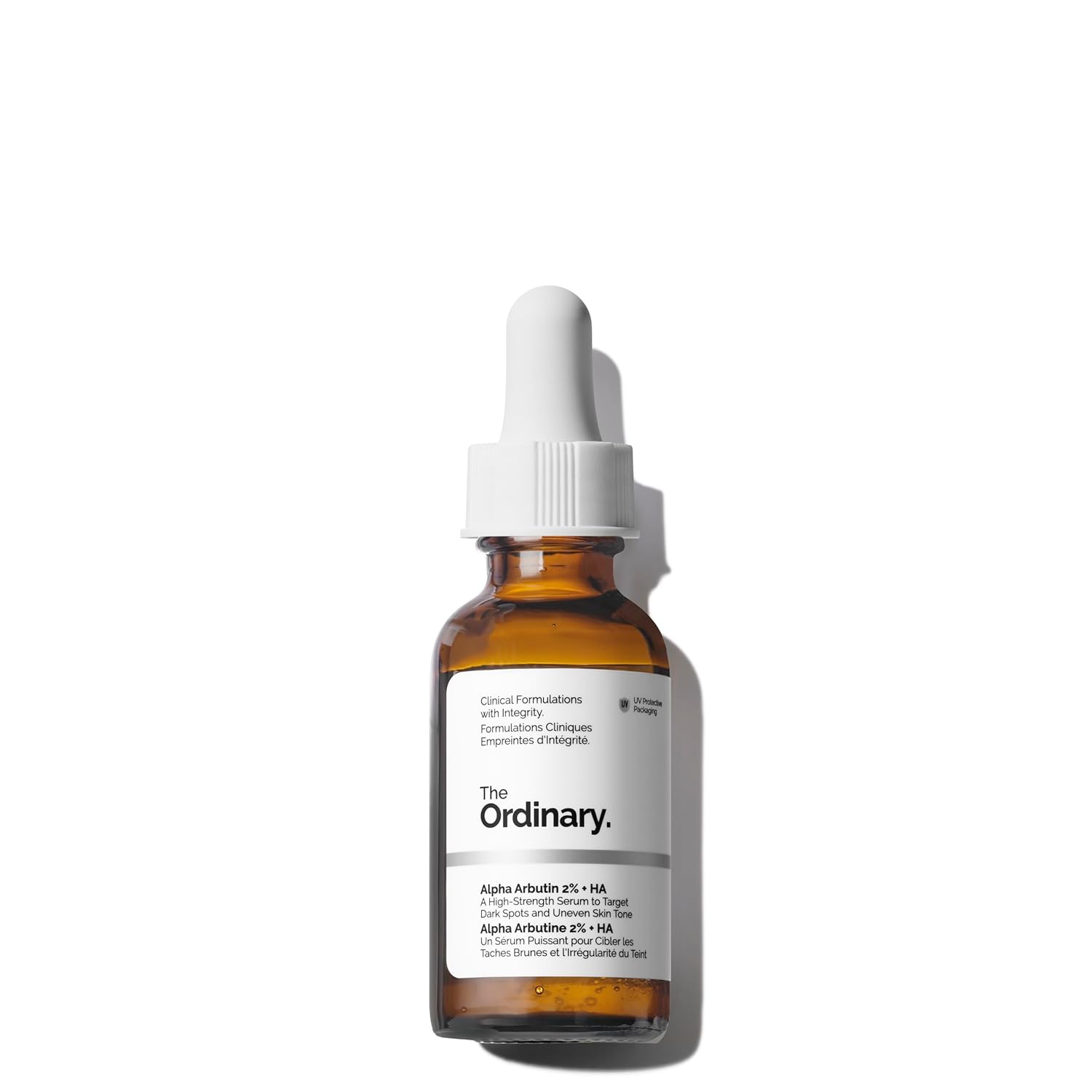 The Ordinary Alpha Arbutin 2% + Hyaluronic Acid, Brightens Skin and Targets Dark Spots, 1 Fl Oz