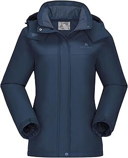 CAMEL CROWN Women's Ski Jacket Winter Snow Coat Warm Fleece Mountain Waterproof Female Jacket