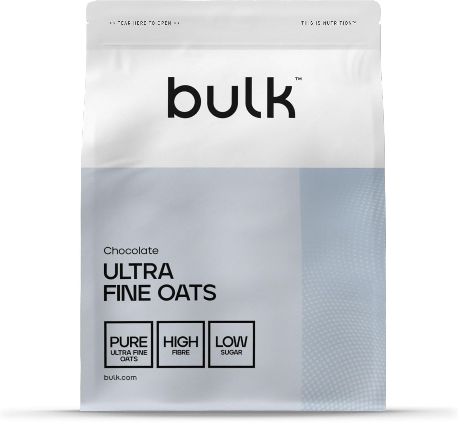 Bulk Ultra Fine Scottish Oats, Chocolate, 1 kg