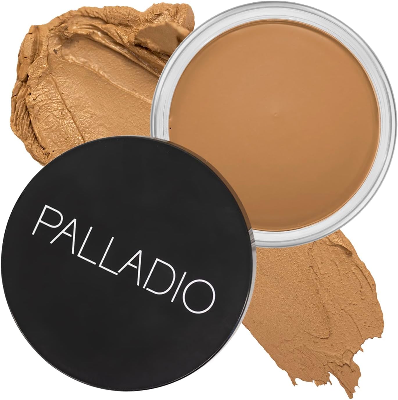 Palladio Cream Bronzer for Face & Skin, Creates a Sun Kissed Glow, Infused with Aloe & Cocoa Butter, Buildable Coverage, Vegan Formula, Cruelty Free, Suitable for All Skin Types, (Caramel Latte)