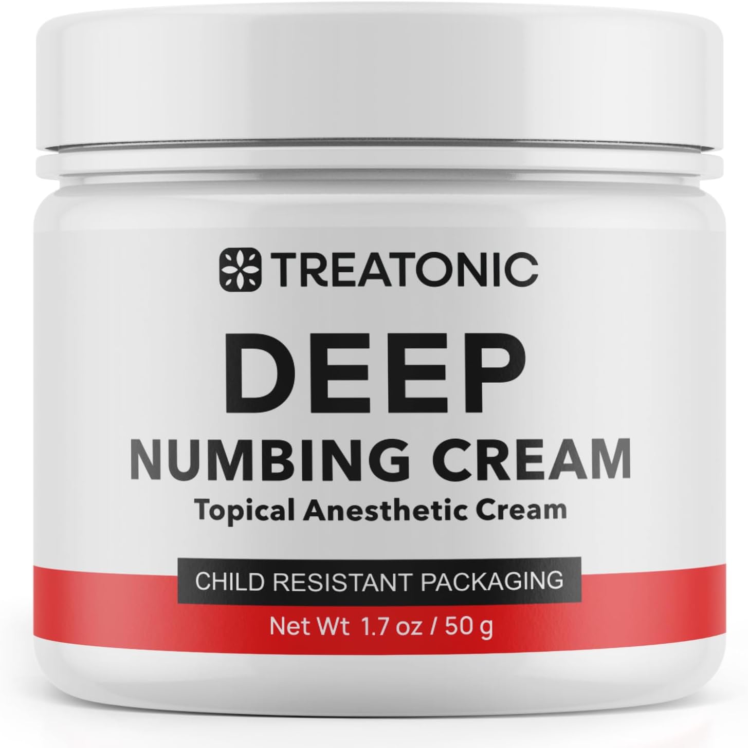 Maximum Strength Numbing Cream: Numbing Cream for Discomfort, Burn, Itch & Pain Relief - Fast-Acting, Soothing Topical Anesthetic with Menthol & Emu Oil for Hemorrhoid Treatment – 1.7oz