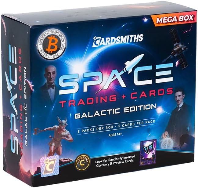 Space: Galactic Edition Trading Card Mega Box - 8 Packs