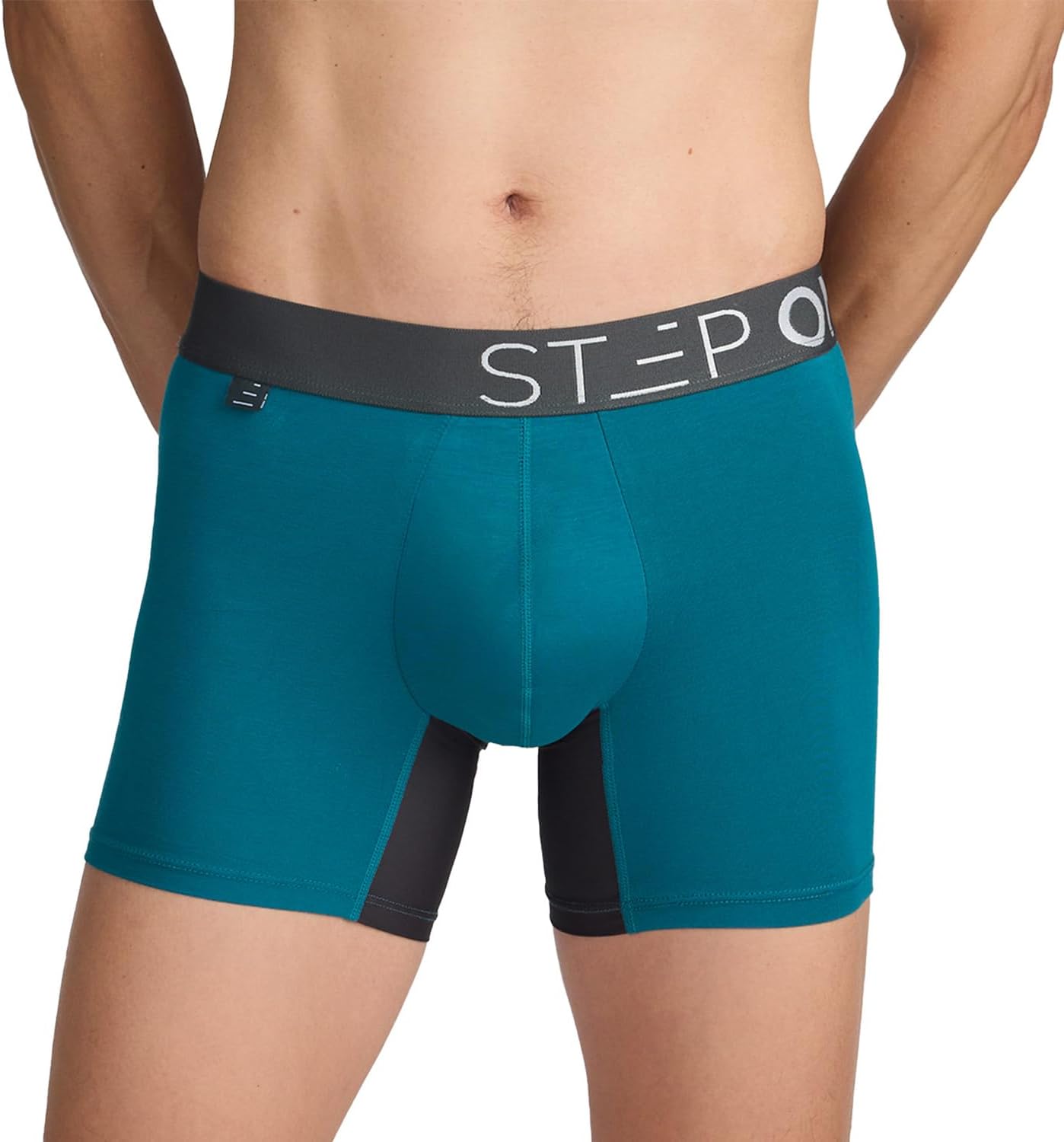 STEP ONE Mens Underwear Trunk Briefs, 1 Pair, Viscose from Bamboo Underwear, Moisture Wicking 3D Pouch + No Ride Up Trunks