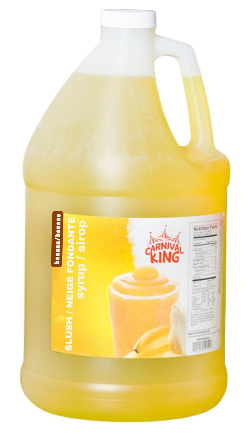 TableTop King 1 Gallon Banana Slushy Syrup