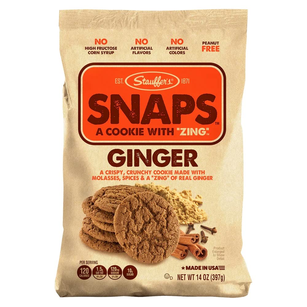 Stauffer's Original Recipe Ginger Snaps 14 oz. Bag (4 Bags)