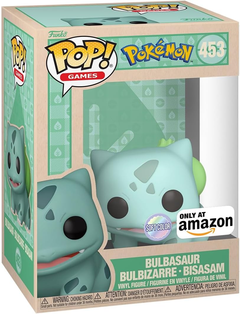Funko Pop! Games: Pokemon - Bulbasaur (Soft Color)