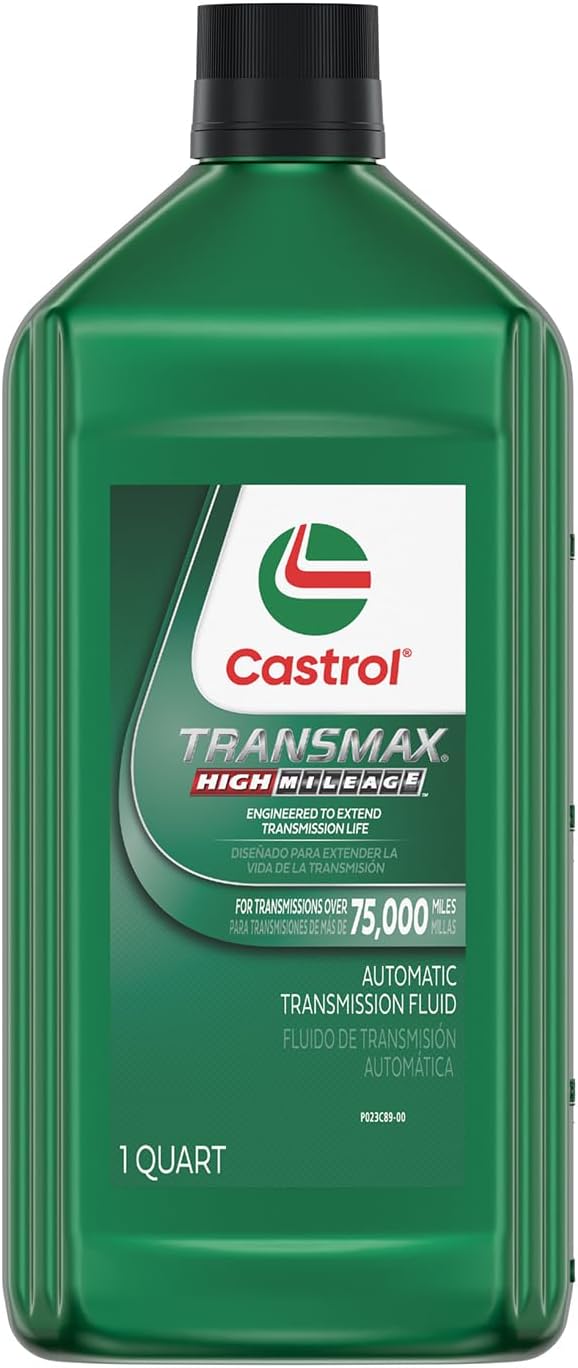Castrol Transmax High Mileage Automatic Transmission Fluid, 1 Quart