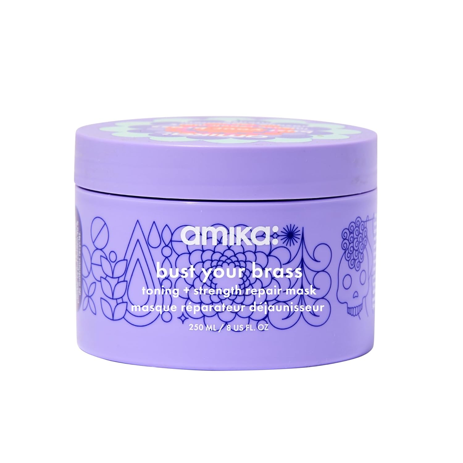 amika bust your brass toning + strength repair mask