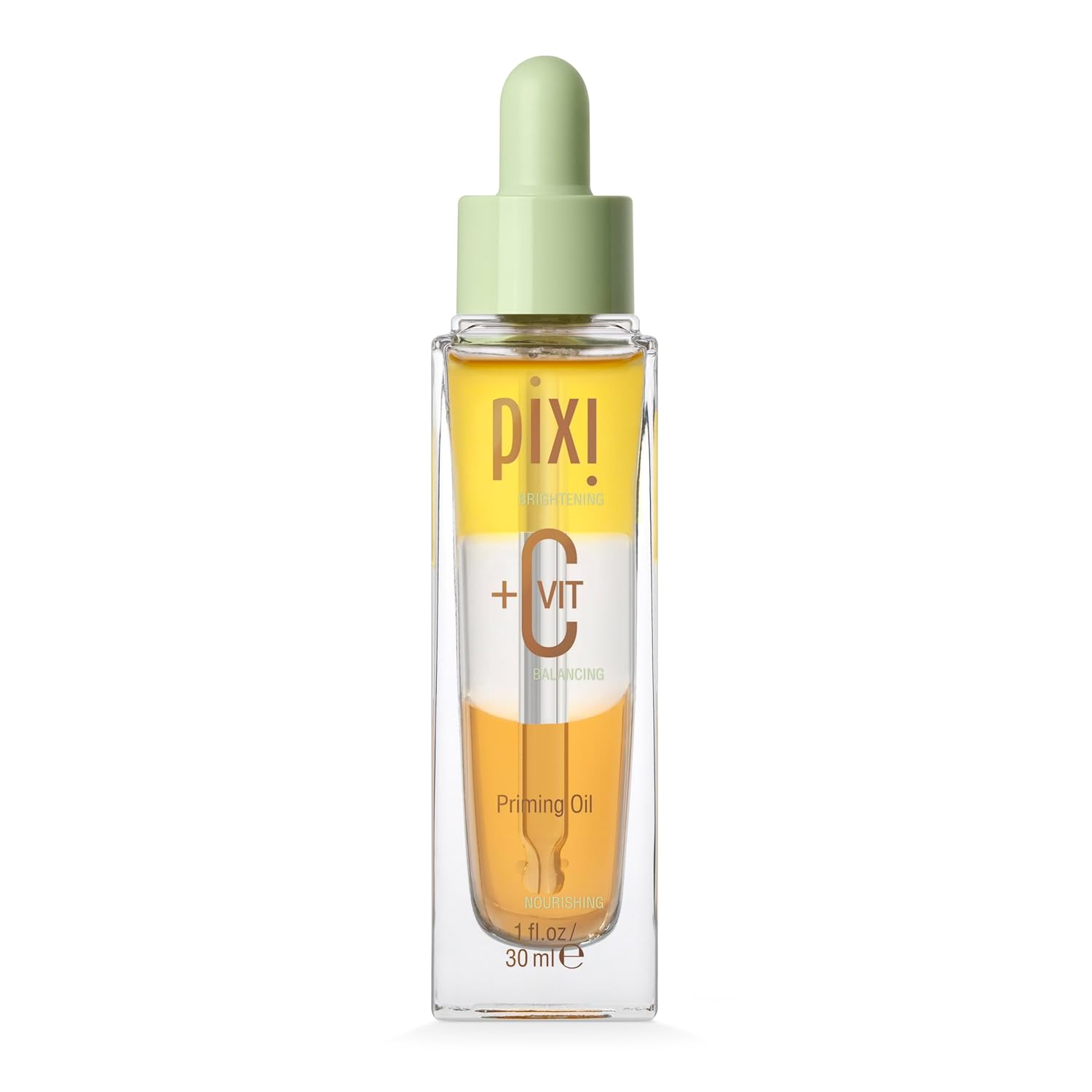 Pixi Beauty +C Vit Priming Oil | Nourishing Vitamin C Facial Oil Energizes & Balances Skin | Creates A Flawless Makeup Base | 1.00 Fl Oz
