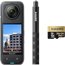 Insta360 X4 Construction Bundle - 360° Construction Camera, 8K30fps 360 HDR Video, 72MP Photo, 11K Timelapses, Supports DroneDeploy, OpenSpace, Cupix, Oculo, WhiteHelmet & More