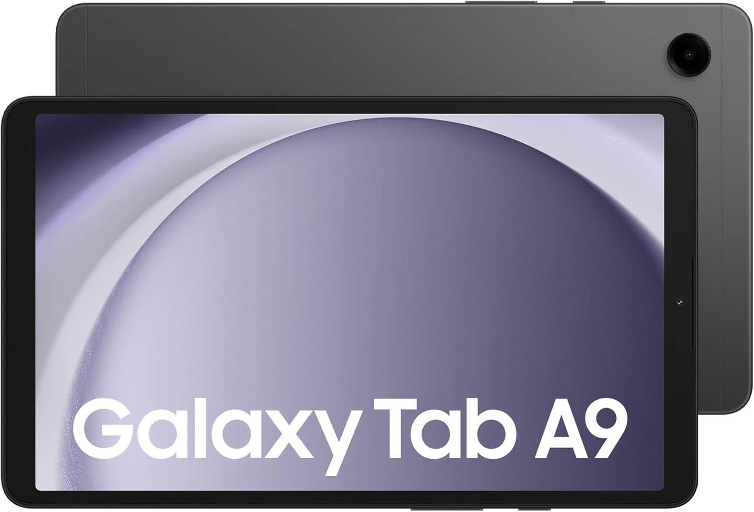 Samsung Galaxy Tab A9 Android Tablet, 128GB Storage, Large Display, Rich Sound, Graphite, 3 Year Manufacturer Extended Warranty (UK Version)
